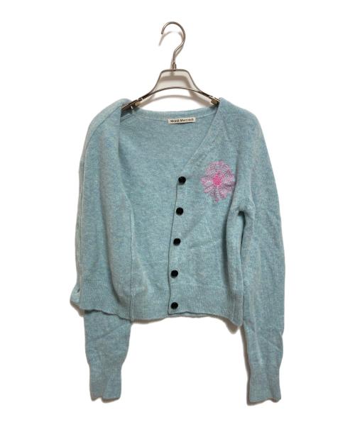 Mardi Mercredi（マルディメクルディ）MARDI MERCREDI (マルディメクルディ) ニットカーディガン ブルー サイズ:下記の古着・服飾アイテム