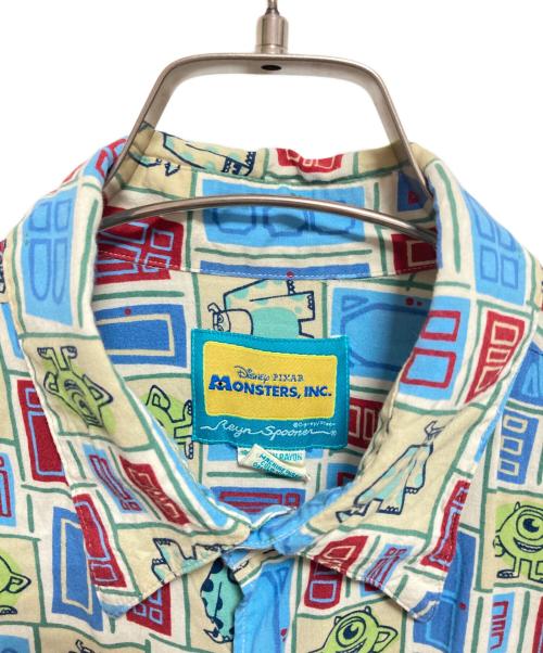 reyn spooner（レイン スプナー）reyn spooner (レイン スプナー) Disney (ディズニー) オープンカラーシャツ ベージュ サイズ:Mの古着・服飾アイテム