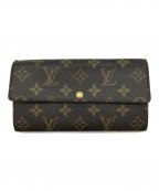 LOUIS VUITTONルイ ヴィトン）の古着「モノグラムポルトフォイユ・サラ」｜ブラウン