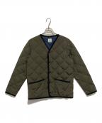 HOUSE HOLD×TAIONハウスホールド×タイオン）の古着「別注 キルティングダウンジャケット」｜グリーン