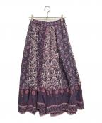 Ron Hermanロンハーマン）の古着「総柄ラップスカート」｜パープル