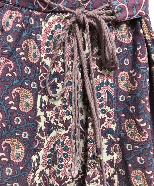 Ron Herman（ロンハーマン）Ron Herman (ロンハーマン) 総柄ラップスカート パープル サイズ:XSの古着・服飾アイテム