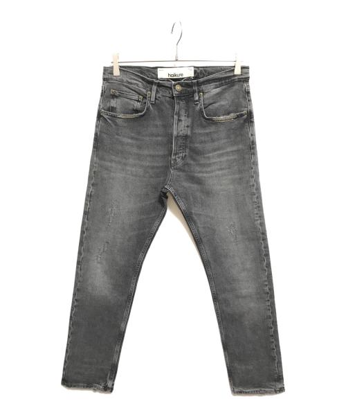 haikure（ハイクル）HAIKURE (ハイクル) デニムパンツ ブラック サイズ:78.5㎝（W31） 未使用品の古着・服飾アイテム