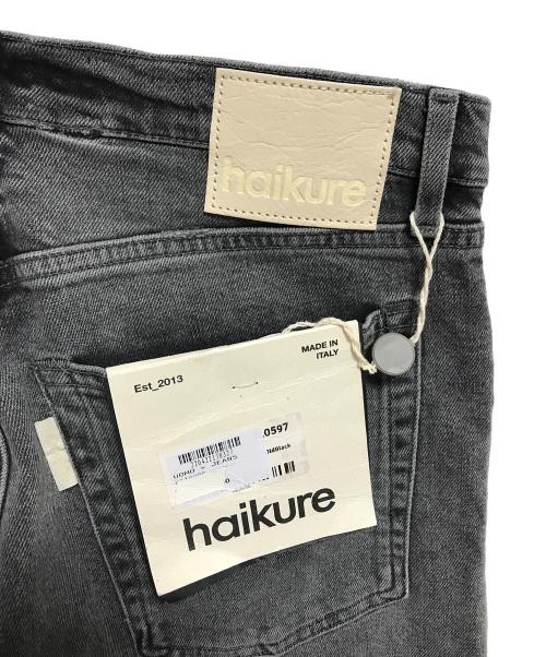haikure（ハイクル）HAIKURE (ハイクル) デニムパンツ ブラック サイズ:78.5㎝（W31） 未使用品の古着・服飾アイテム