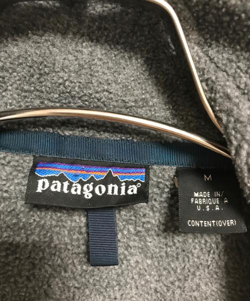 Patagonia（パタゴニア）Patagonia (パタゴニア) シンチラジャケット グレー サイズ:Mの古着・服飾アイテム