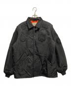 AVIREXアヴィレックス）の古着「COACH JACKET TOP GUN」｜ブラック