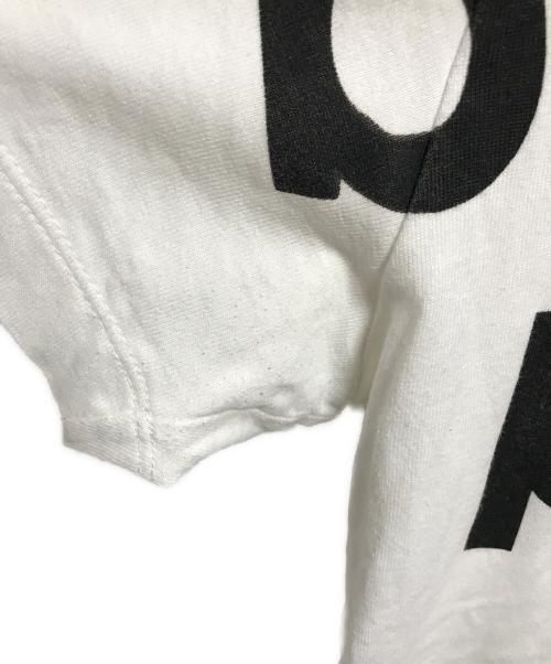 beautiful people（ビューティフルピープル）beautiful people (ビューティフルピープル) cotton jersey logo print Tshirts ホワイト サイズ:160の古着・服飾アイテム