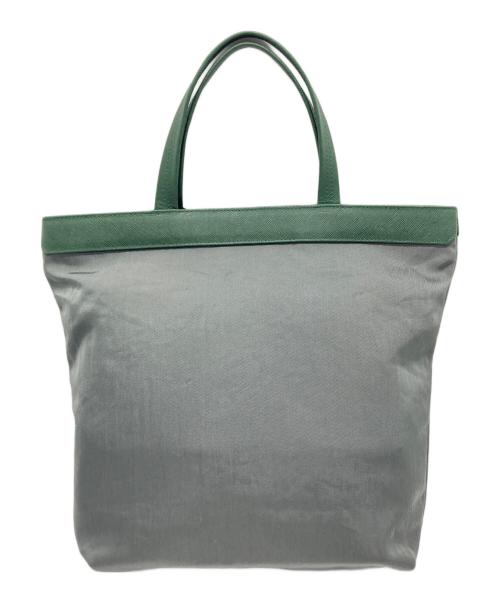 IKETEI（イケテイ）IKETEI (イケテイ) トートバッグ グリーン×グレー 未使用品の古着・服飾アイテム