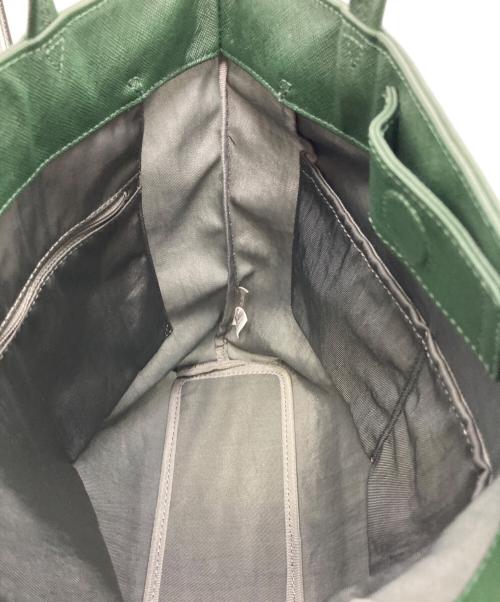 IKETEI（イケテイ）IKETEI (イケテイ) トートバッグ グリーン×グレー 未使用品の古着・服飾アイテム