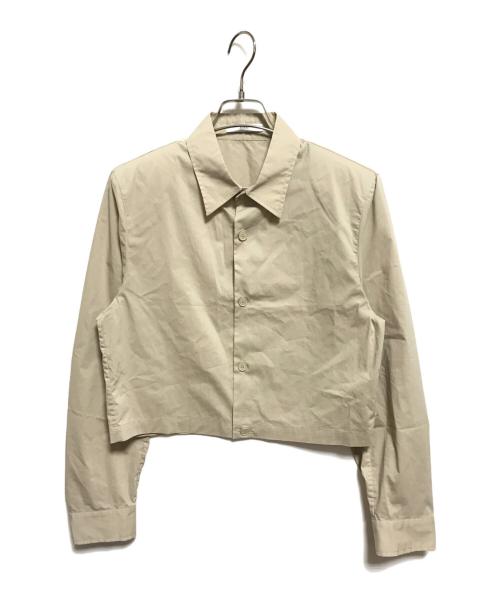 ASTRAET（アストラット）ASTRAET (アストラット) クロップド パワーショルダーシャツ ベージュ サイズ:下記参照の古着・服飾アイテム