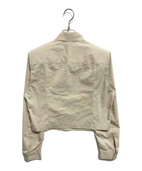 ASTRAET（アストラット）ASTRAET (アストラット) クロップド パワーショルダーシャツ ベージュ サイズ:下記参照の古着・服飾アイテム