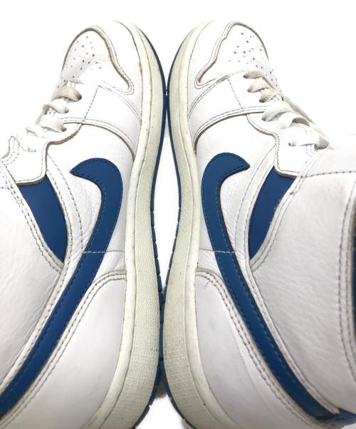 NIKE（ナイキ）NIKE (ナイキ) AIR JORDAN 1 MID SE WHITE/INDUSTRIAL BLUE-SAIL ホワイト サイズ:26.5㎝の古着・服飾アイテム