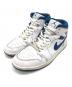 NIKE（ナイキ）の古着「AIR JORDAN 1 MID SE WHITE/INDUSTRIAL BLUE-SAIL」｜ホワイト