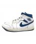 NIKE (ナイキ) AIR JORDAN 1 MID SE WHITE/INDUSTRIAL BLUE-SAIL ホワイト サイズ:26.5㎝：6000円