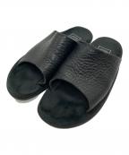 ISLAND SLIPPERアイランドスリッパ）の古着「レザーサンダル」｜ブラック