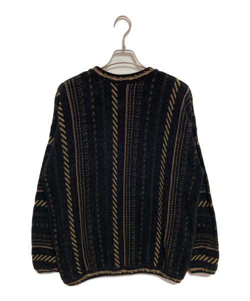 BARACUTA by TUNDRA（バラクータ バイ ツンドラ）BARACUTA by TUNDRA (バラクータ バイ ツンドラ) 3Dニット ブラック サイズ:XLの古着・服飾アイテム