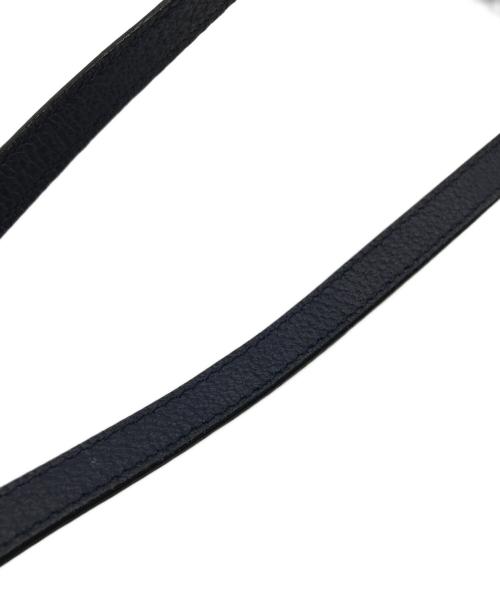 GUCCI（グッチ）GUCCI (グッチ) バンブー2WAYミニショルダーバッグ ネイビーの古着・服飾アイテム