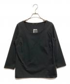 icBアイシービー）の古着「スーペリアジャージー Uネックプルオーバー」｜ブラック
