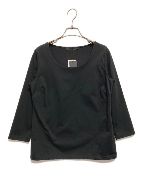 icB（アイシービー）icB (アイシービー) スーペリアジャージー Uネックプルオーバー ブラック サイズ:Sの古着・服飾アイテム