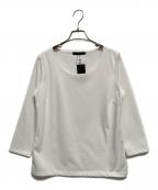 icBアイシービー）の古着「スーペリアジャージー Uネックプルオーバー」｜ホワイト