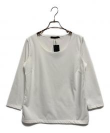 icB（アイシービー）の古着「スーペリアジャージー Uネックプルオーバー」｜ホワイト