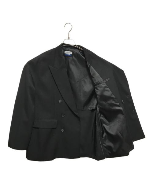 MAISON SPECIAL（メゾンスペシャル）MAISON SPECIAL (メゾンスペシャル) Wool Mix Smooth Prime-Over Peaked Lapel Double Tailored Jacket ブラック サイズ:2の古着・服飾アイテム