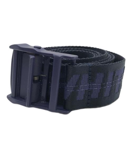 OFFWHITE（オフホワイト）OFFWHITE (オフホワイト) INDUSTRIAL BELT ブラック×パープルの古着・服飾アイテム