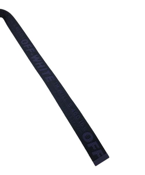 OFFWHITE（オフホワイト）OFFWHITE (オフホワイト) INDUSTRIAL BELT ブラック×パープルの古着・服飾アイテム