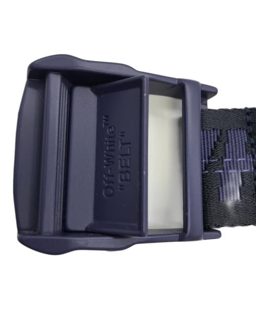 OFFWHITE（オフホワイト）OFFWHITE (オフホワイト) INDUSTRIAL BELT ブラック×パープルの古着・服飾アイテム