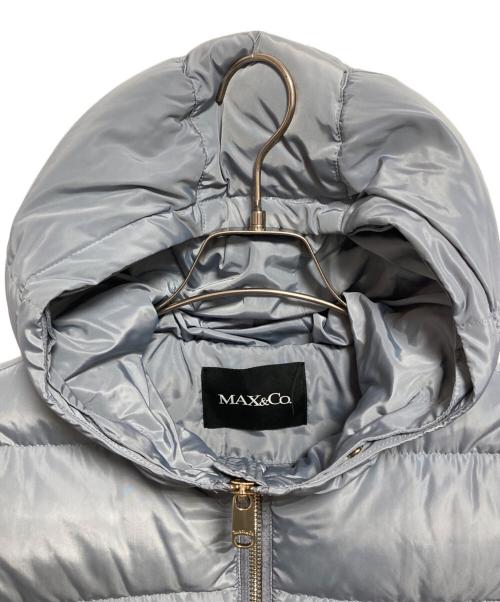 MAX&Co.（マックスアンドコー）MAX&Co. (マックスアンドコー) ダウンコート スカイブルー サイズ:40の古着・服飾アイテム
