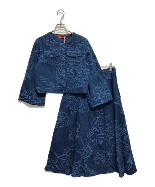 MAX&Co.（マックスアンドコー）MAX&Co. (マックスアンドコー) デニムセットアップ インディゴ サイズ:SIZE 38/42の古着・服飾アイテム