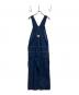 round house (ラウンドハウス) デニムオーバーオール インディゴ サイズ:30×32：4500円