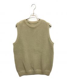 crepuscule（クレプスキュール）の古着「ニットベスト」｜ベージュ