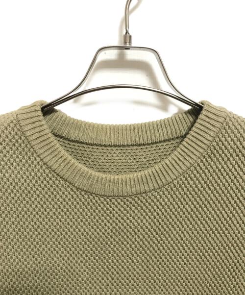 crepuscule（クレプスキュール）crepuscule (クレプスキュール) ニットベスト ベージュ サイズ:1の古着・服飾アイテム