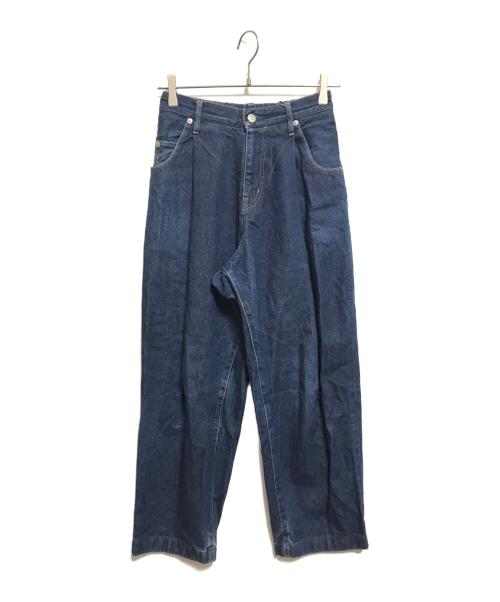 NEON SIGN（ネオンサイン）NEON SIGN (ネオンサイン) Wide denim slacks Rigid インディゴ サイズ:42の古着・服飾アイテム