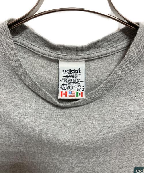 adidas（アディダス）adidas (アディダス) プリントTシャツ グレー サイズ:Mの古着・服飾アイテム