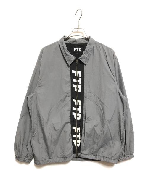 FTP（ファックザポピュレーション）FTP (ファックザポピュレーション) ジップジャケット グレー サイズ:XLの古着・服飾アイテム