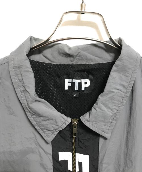 FTP（ファックザポピュレーション）FTP (ファックザポピュレーション) ジップジャケット グレー サイズ:XLの古着・服飾アイテム