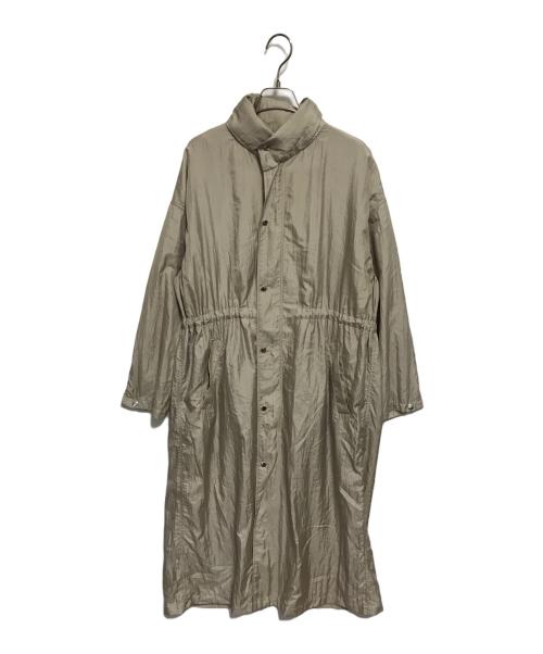 bractment（ブラクトメント）BRACTMENT (ブラクトメント) ナイロンタフタフーデッドコート ベージュ サイズ:不明の古着・服飾アイテム