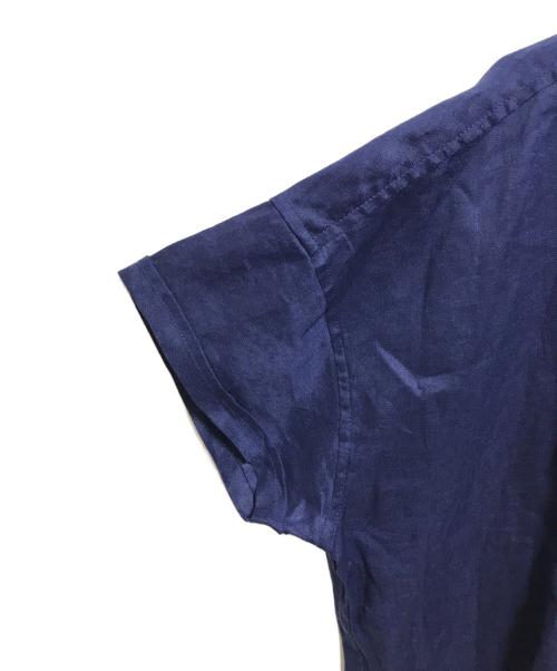 BEAMS BOY（ビームスボーイ）BEAMS BOY (ビームスボーイ) リネンシャツ ブルー サイズ:下記参照 未使用品の古着・服飾アイテム