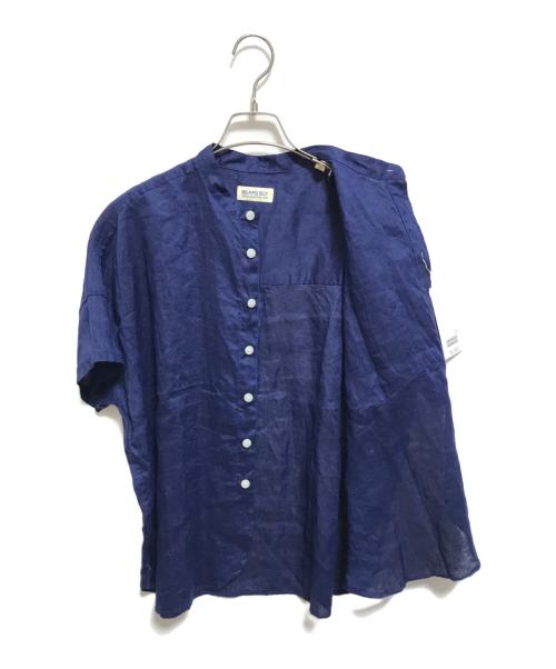 BEAMS BOY（ビームスボーイ）BEAMS BOY (ビームスボーイ) リネンシャツ ブルー サイズ:下記参照 未使用品の古着・服飾アイテム