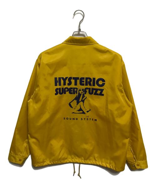 Hysteric Glamour（ヒステリックグラマー）Hysteric Glamour (ヒステリックグラマー) HG SOUND SYSTEM コーチジャケット イエロー サイズ:Lの古着・服飾アイテム