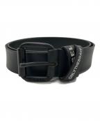 DIESELディーゼル）の古着「レザーベルト」｜ブラック