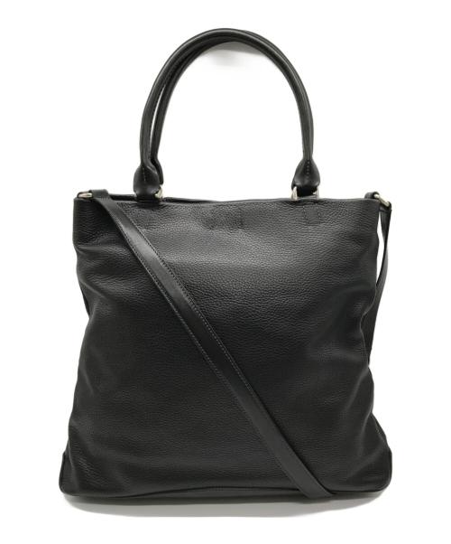 Daniel&Bob（ダニエル＆ボブ）Daniel&Bob (ダニエル＆ボブ) TOMORROW LAND (トゥモローランド) 別注2WAYレザートートバッグ ブラックの古着・服飾アイテム