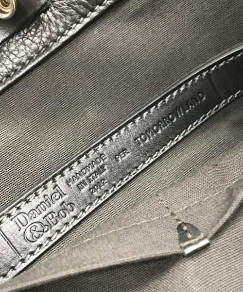 Daniel&Bob（ダニエル＆ボブ）Daniel&Bob (ダニエル＆ボブ) TOMORROW LAND (トゥモローランド) 別注2WAYレザートートバッグ ブラックの古着・服飾アイテム
