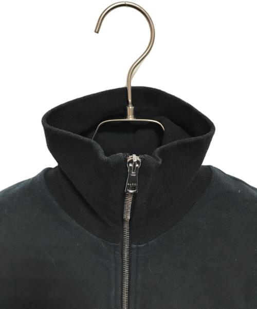 GUCCI（グッチ）GUCCI (グッチ) バックロゴスウェットトラックジャケット ブラック サイズ:Sの古着・服飾アイテム