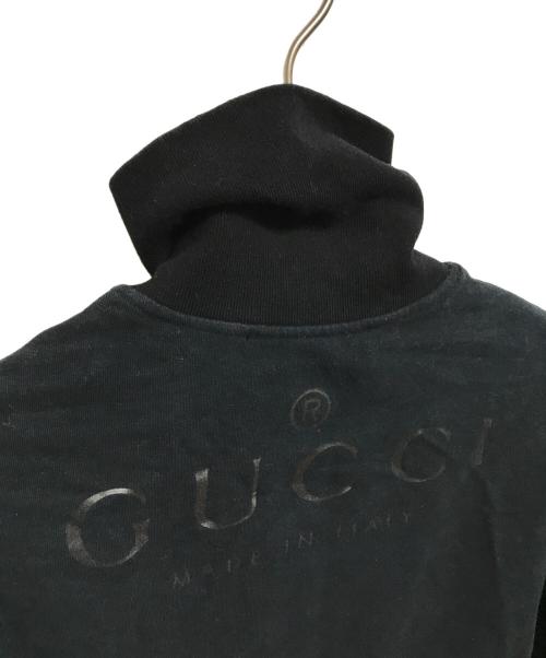 GUCCI（グッチ）GUCCI (グッチ) バックロゴスウェットトラックジャケット ブラック サイズ:Sの古着・服飾アイテム