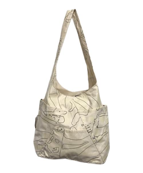 VANS（バンズ）VANS (バンズ) BAL (バル) BILLY'S (（ビリーズ) CANVAS LUMINOUS BAG アイボリーの古着・服飾アイテム