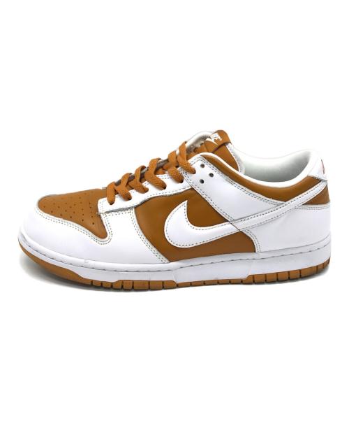 NIKE（ナイキ）NIKE (ナイキ) DUNK LOW QS ホワイト×ブラウン サイズ:28.5㎝の古着・服飾アイテム