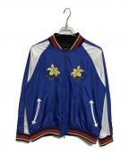 qlambグラム）の古着「グランジスカジャケット」｜ブルー